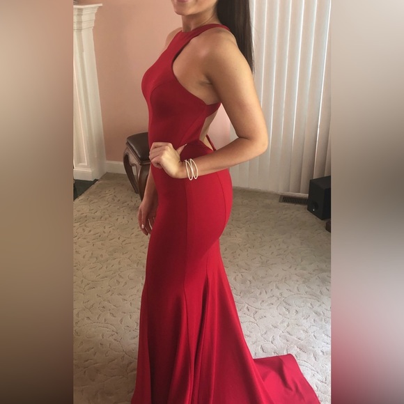 Zoey Grey Prom Dress - Picture 1 of 10